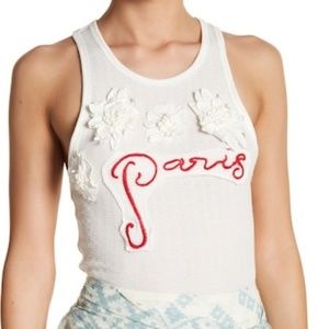 NWT FREE PEOPLE Paris Racerback Tank Was $78  S M